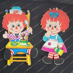 Colorful Rag Doll Cutout Set